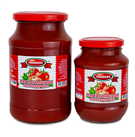 Томатная паста ст. банка 880г., 440г.